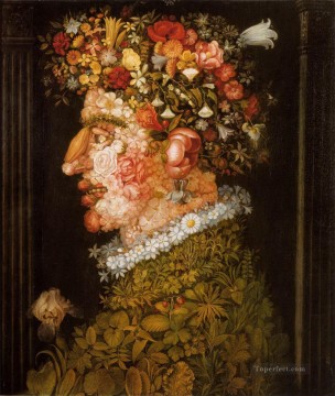  flowers painting - Spring 2 Giuseppe Arcimboldo classical flowers